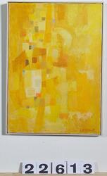 Huskuber i gult [Målning]