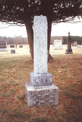 Gravstøtta til Halvor J. Lie i USA