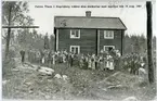 Västervåla sn, Fagersta kn, Ängelsberg.
Vräkning av statkarlar med familjer, 1907.