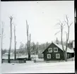 Västervåla sn, Fagersta kn, Ängelsberg.
Uthusbyggnad vid herrgården, 1973.