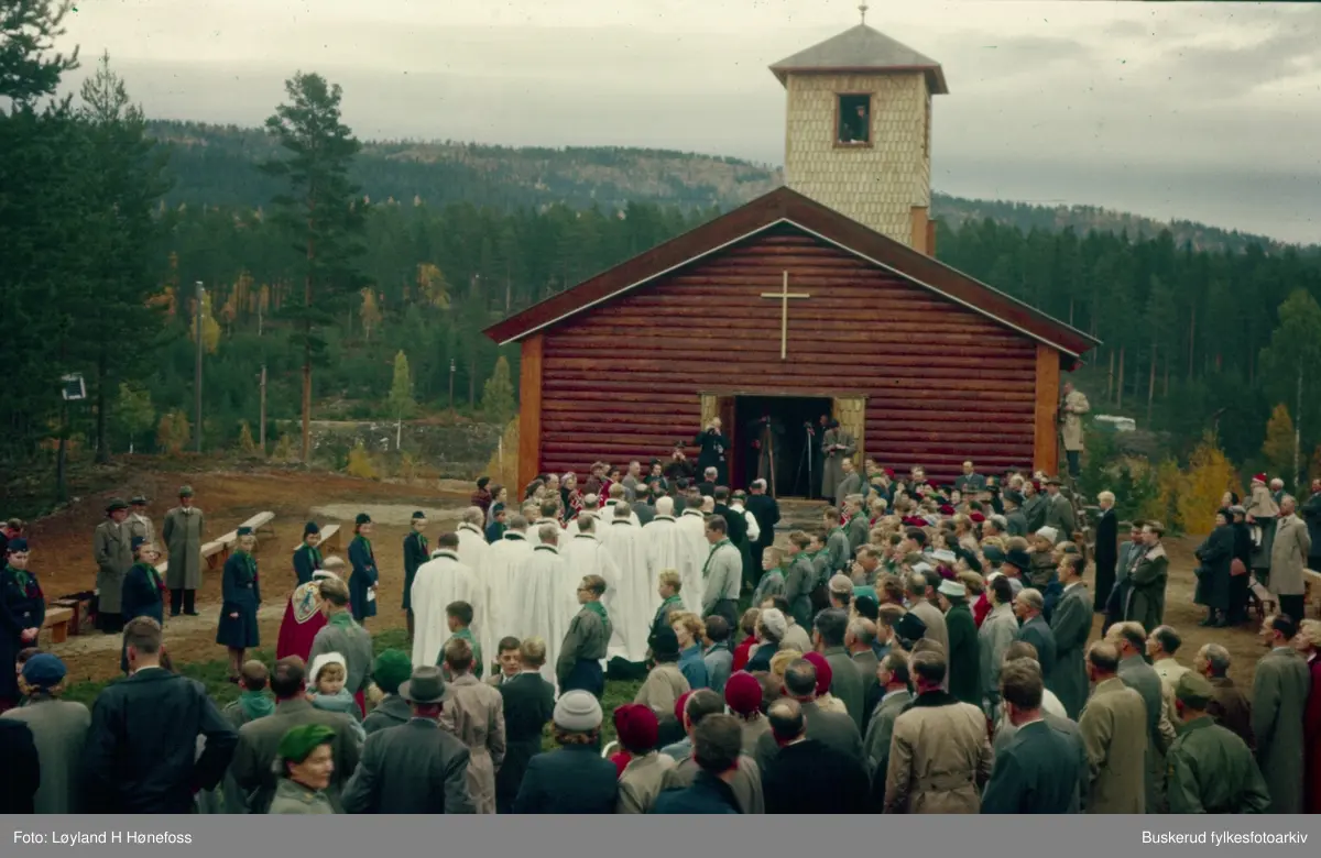 Innvielse av Strømsodd kapell 6/10- 1957