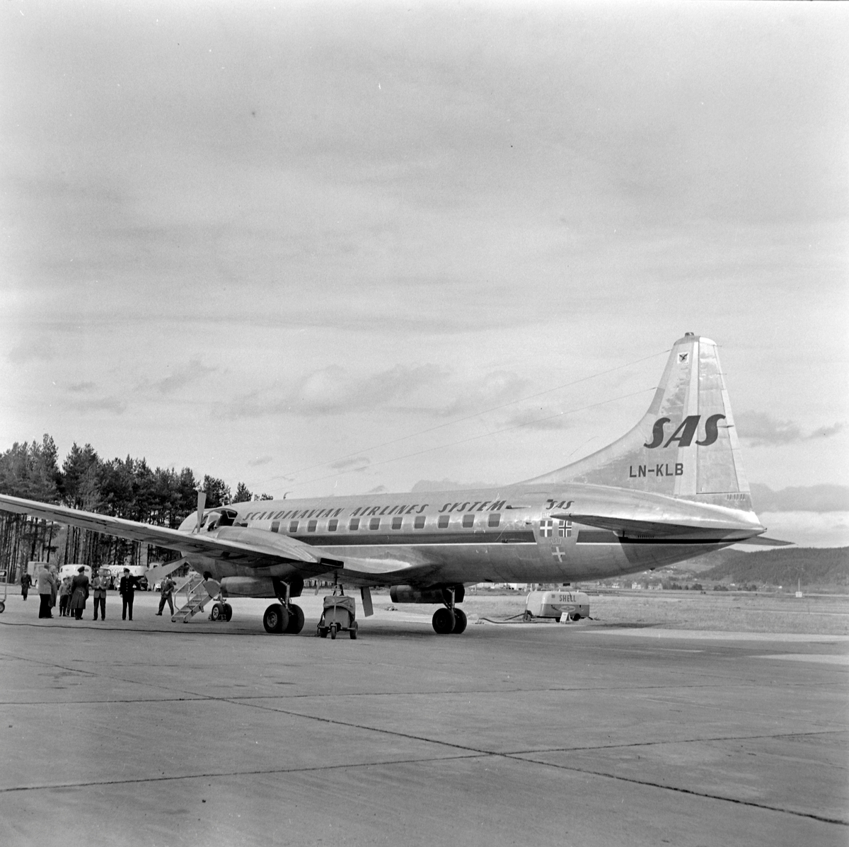 Demonstrasjon av SAS nye fly Metropolitan