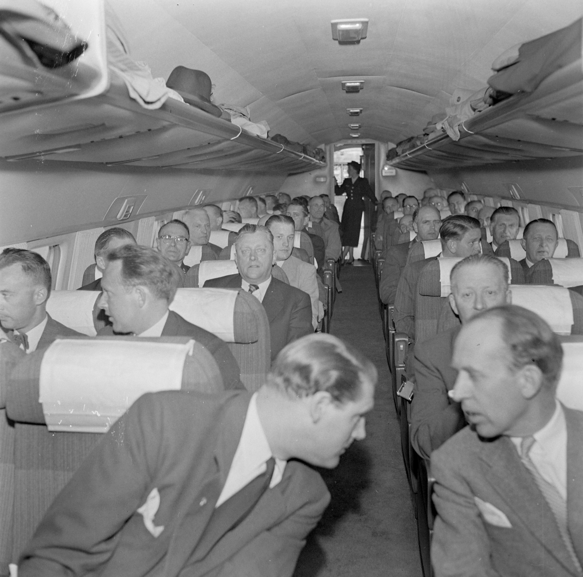 Demonstrasjon av SAS nye fly Metropolitan