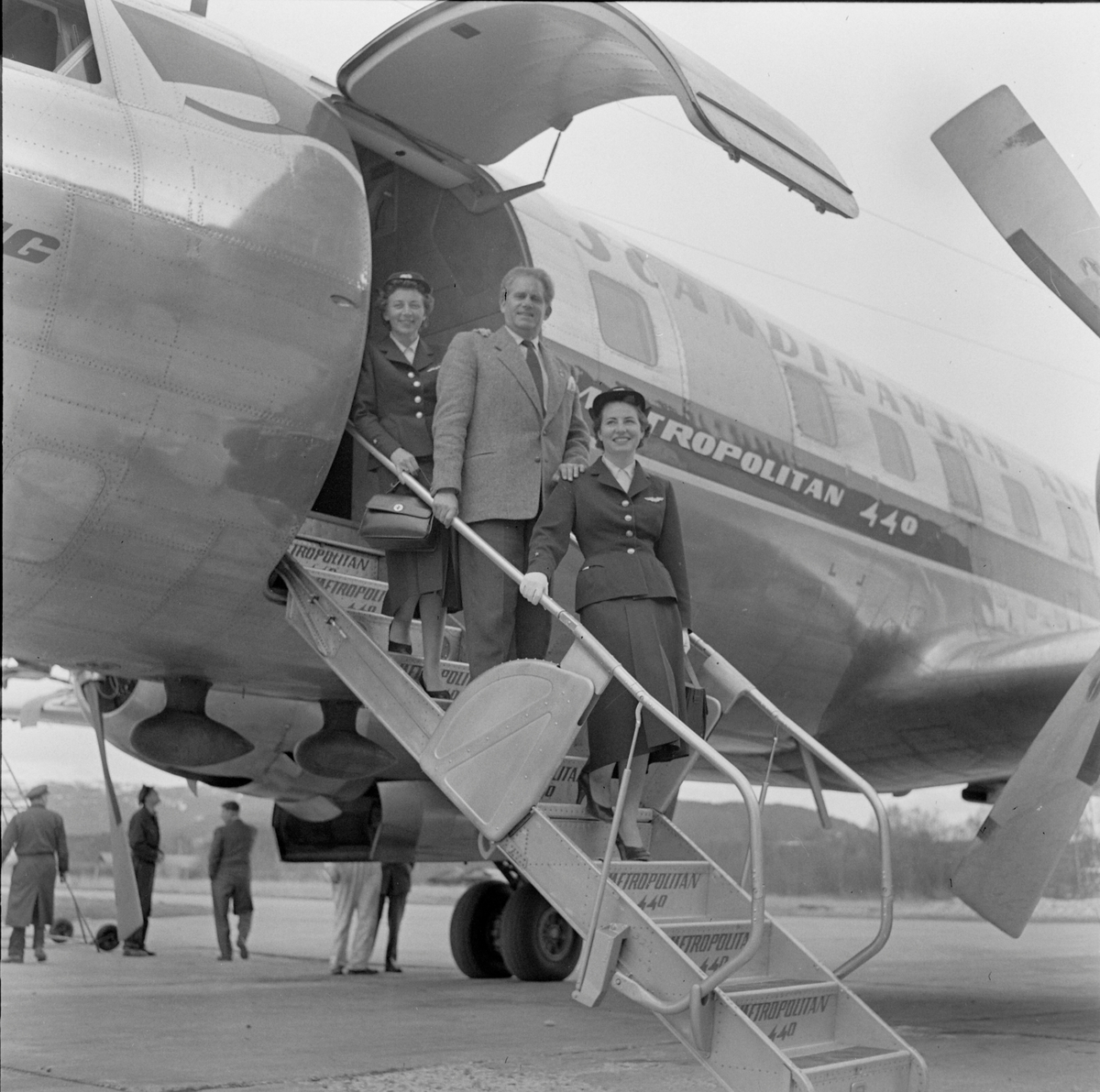Demonstrasjon av SAS nye fly Metropolitan