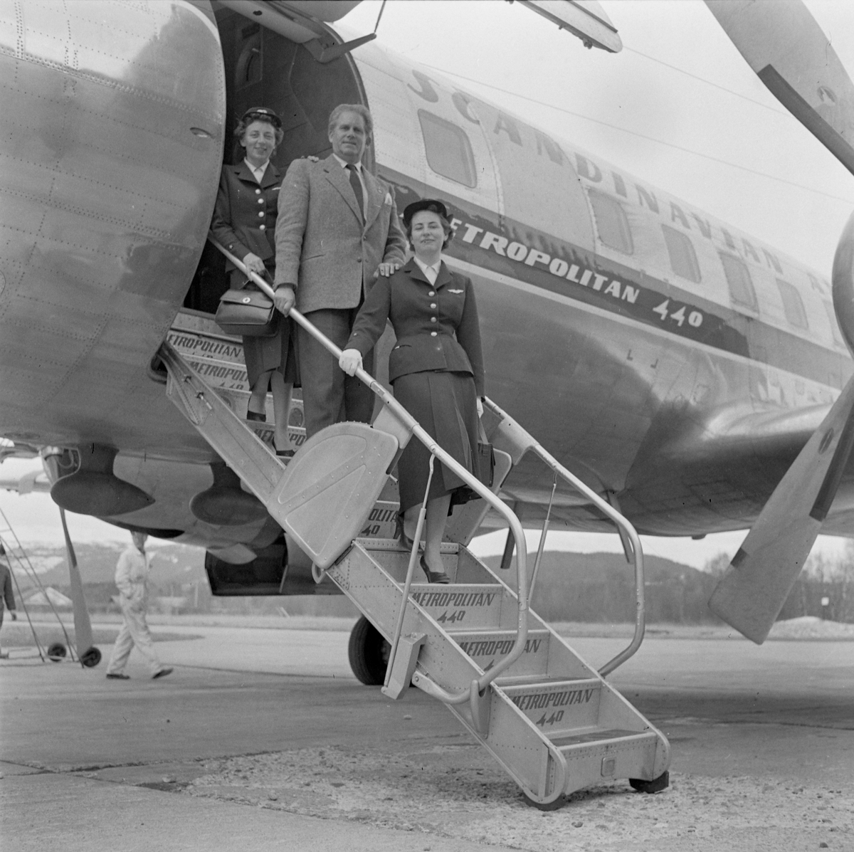Demonstrasjon av SAS nye fly Metropolitan