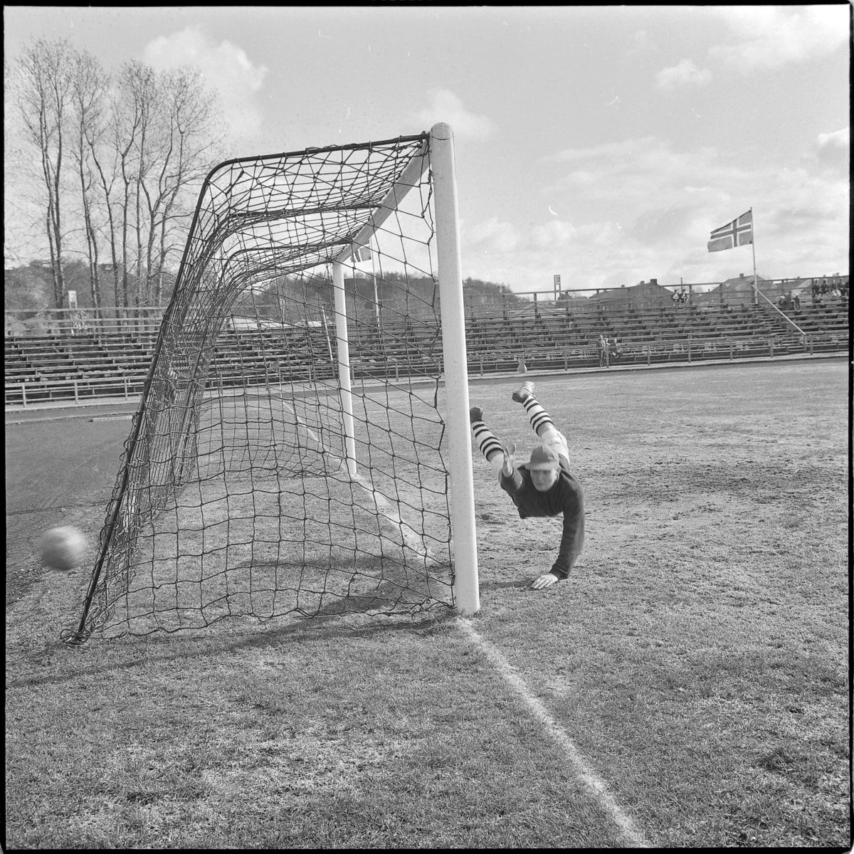 Fotballkamp mellom Freidig og Steinkjer (?)