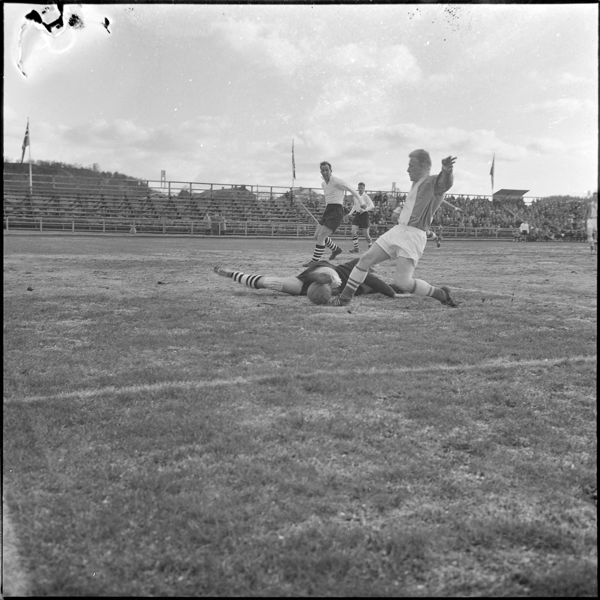 Fotballkamp mellom Freidig og Steinkjer (?)