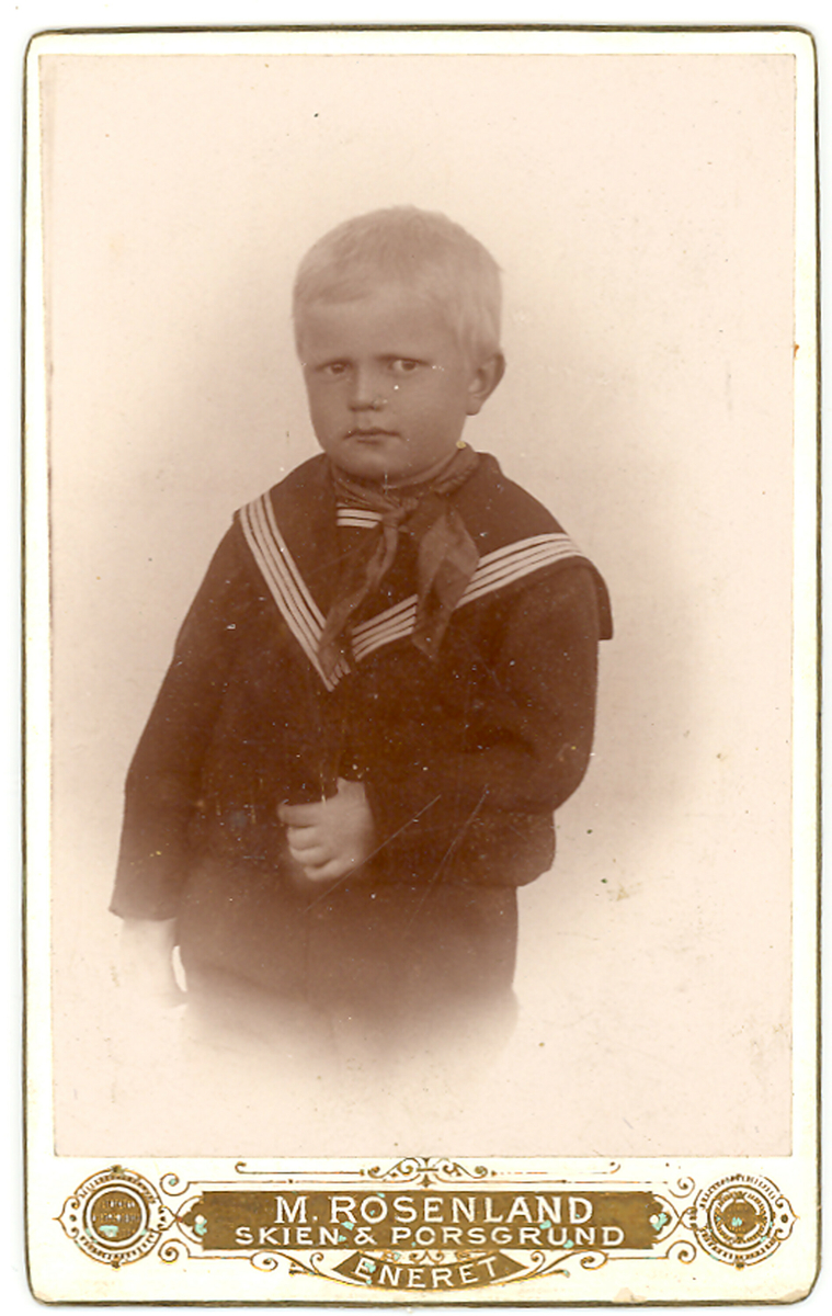 Portrett av Halvor Borgen Brenne. 