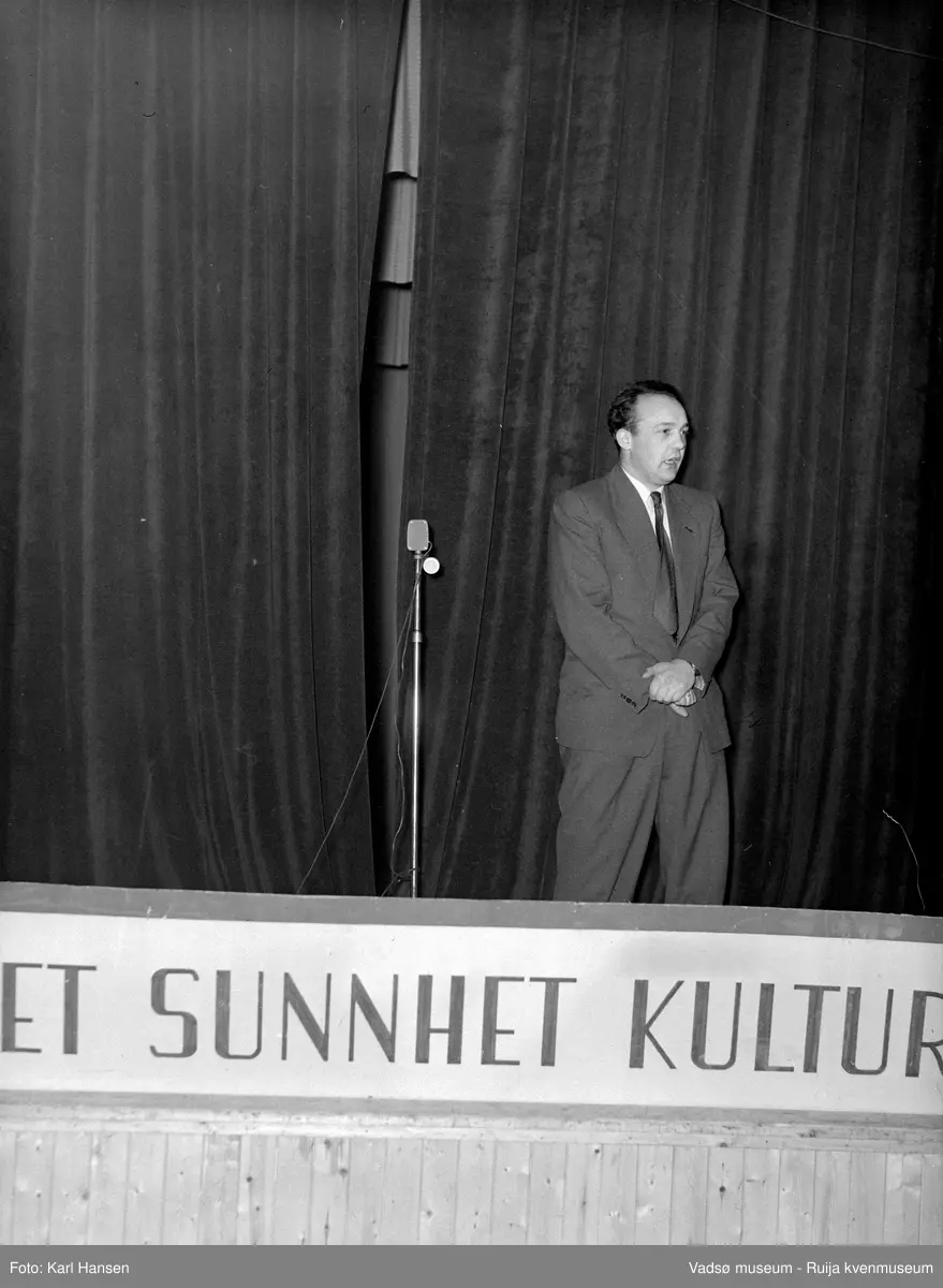 Aust-Finnmark Idrettskrets, årsmøte i Vadsø. Hilsen fra Vadsø kommune ved ordfører Anders Aune