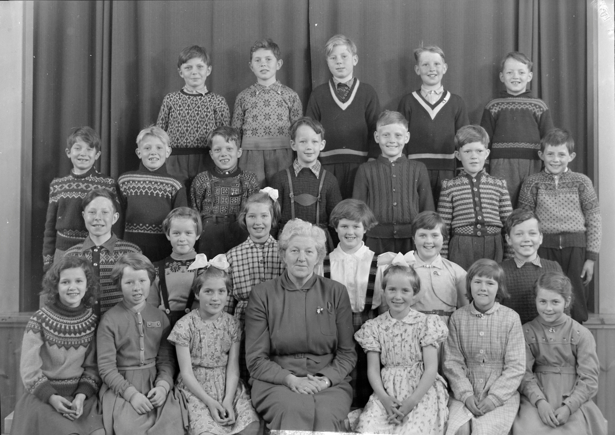 Klassebilde fra Nypvang skole