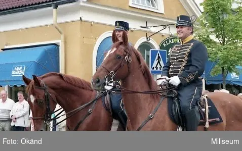 Vaktparad. Föreningen Smålands husarer.