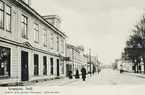 Kungsgatan, Växjö, ca. 1901. Kv. Sunaman och Vinaman.