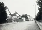 Norra Järnvägsgatan och Båtsmansbacken, Växjö 1920.