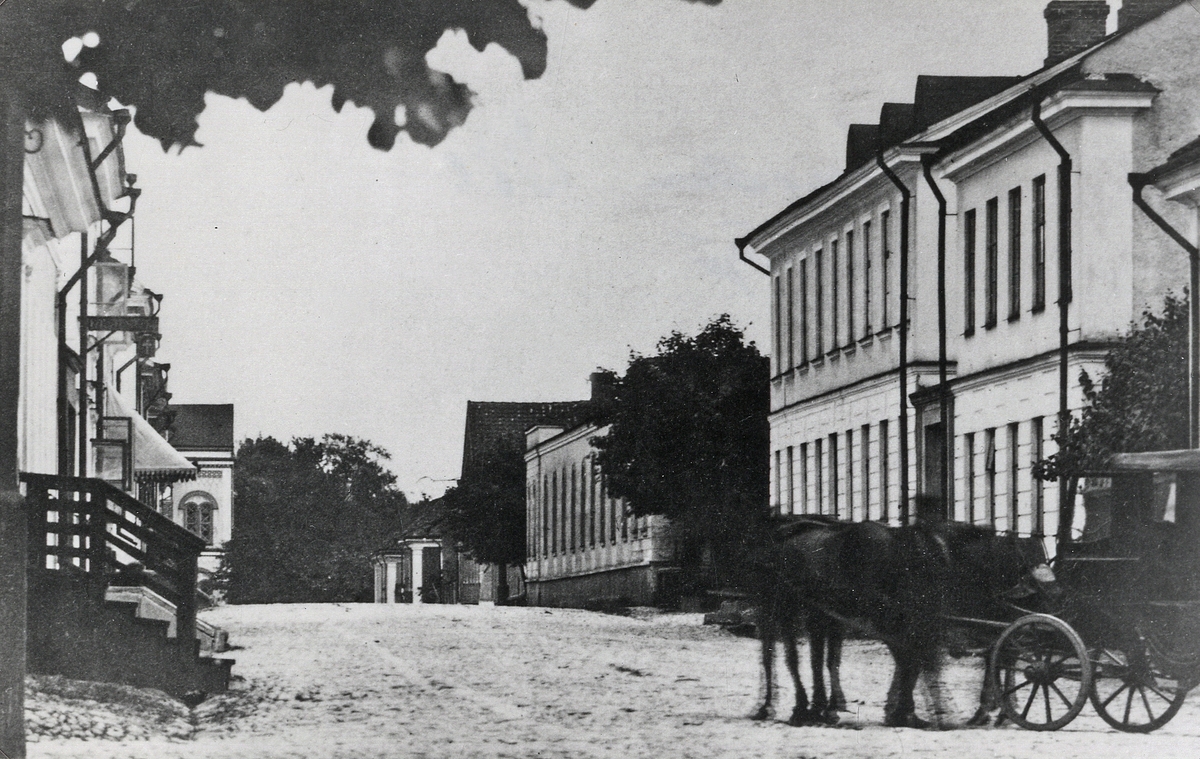 Norrgatan österut. Växjö, 1870-tal.