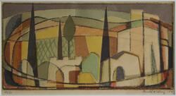 Stadsbild [Serigrafi]