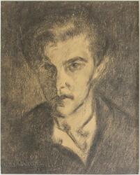 Självporträtt [Teckning]