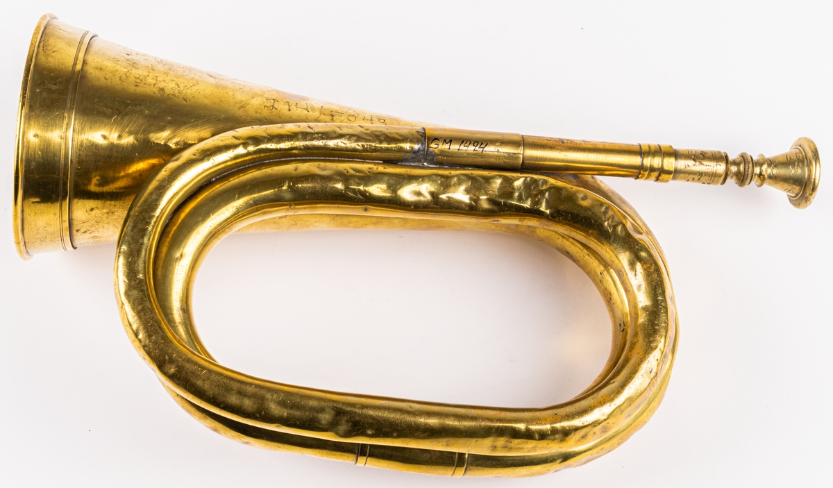 Postsignalhorn, av mässing.