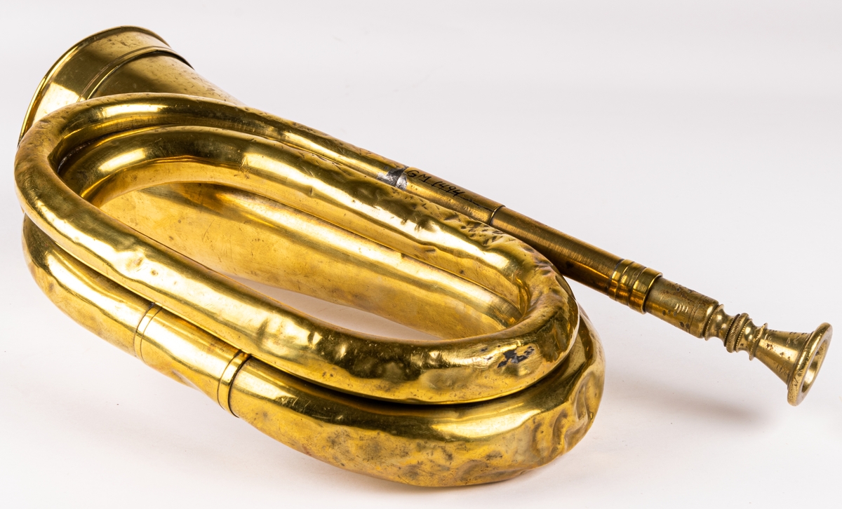 Postsignalhorn, av mässing.