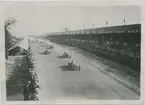 Biltävling, Frankrike.
Fotografi från John Neréns motorhistoriska samling.