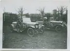 Biltävling, Frankrike. Paris - Nice.
Fotografi från John Neréns motorhistoriska samling.