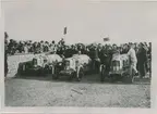 Biltävling, Frankrike.
Fotografi från John Neréns motorhistoriska samling.