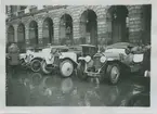 Biltävling, Paris - Nice.
Fotografi från John Neréns motorhistoriska samling.