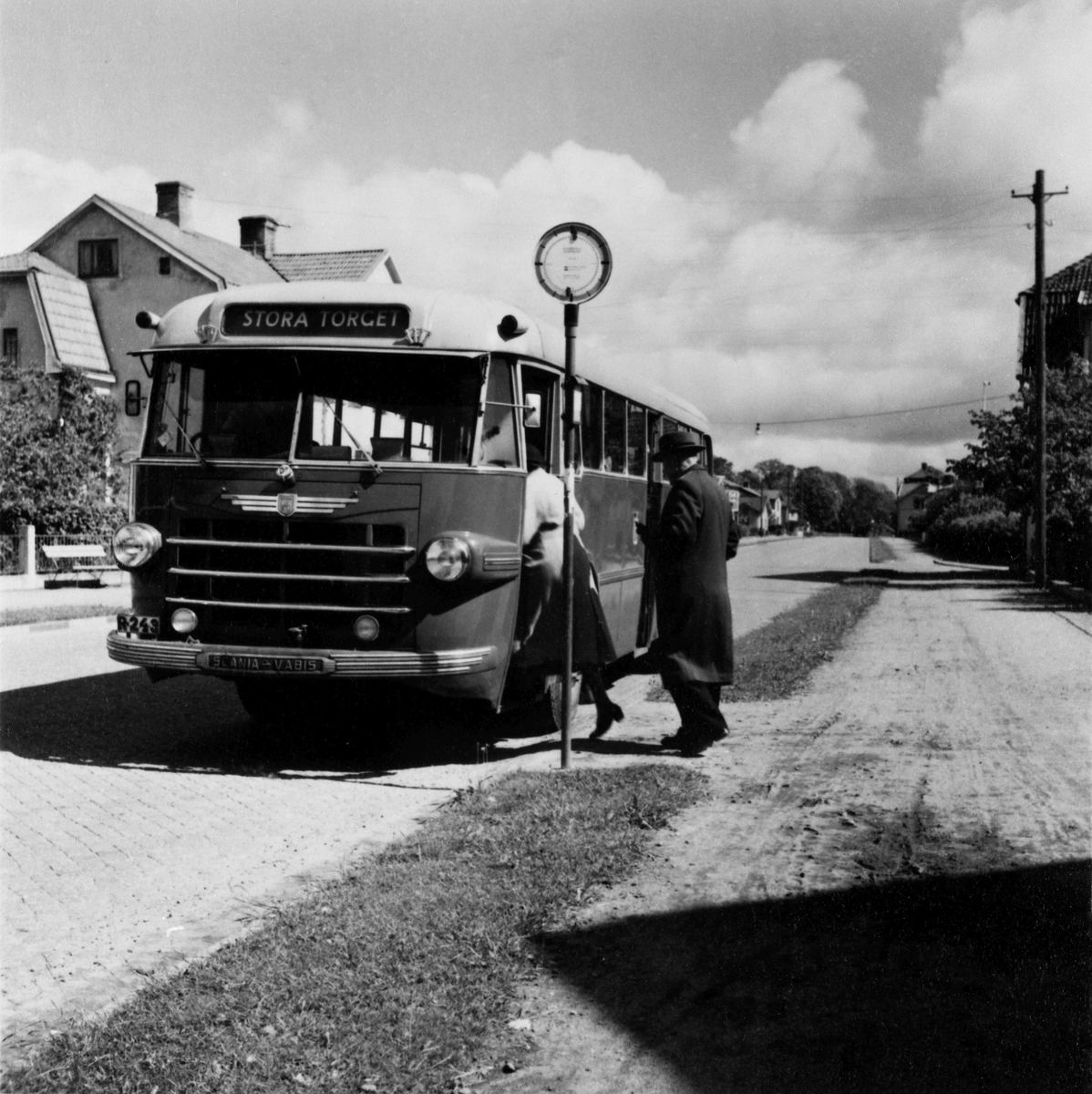 Bussen till Stora torget.