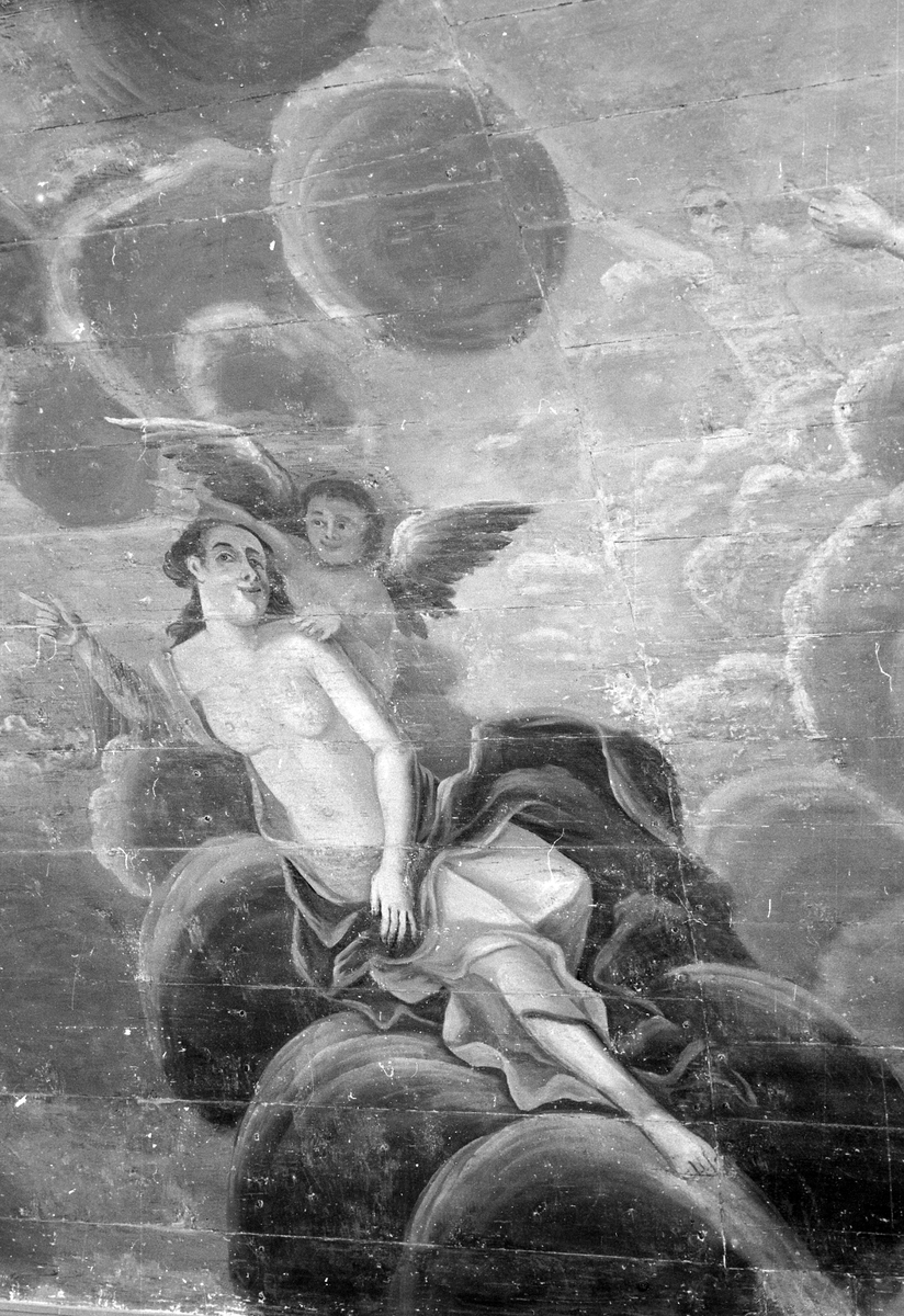 Stråvalla sn. Stråvalla kyrka
Text till foto 1: Takmålningarna över koret.
Text till foto 2: Takmålningarna, detalj.
Text till foto 3: Takmålningarna, detalj, över läktaren.