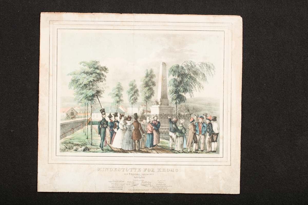 Kroghstøtten, minnestøtte over storingsrepresentant Christian Krohg ved Nybrua, Oslo, avduket 17. mai 1833 med tale av Henrik Wergeland, hovedstadens første offentlige minnesmerke og midtpunkt for 17. mai-feiringen fram til 1860-årene.