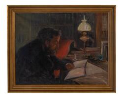 Skrivbordsporträtt [Målning]