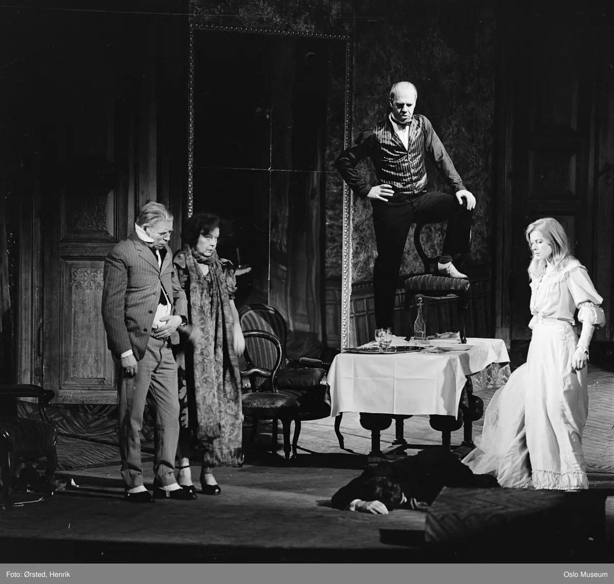 Det Norske Teatret, sceneprøve, forestilling Tango, skuespillere