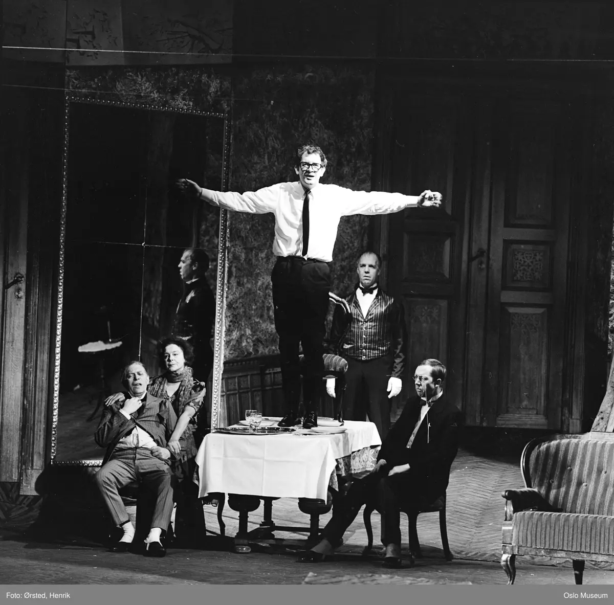 Det Norske Teatret, sceneprøve, forestilling Tango, skuespillere