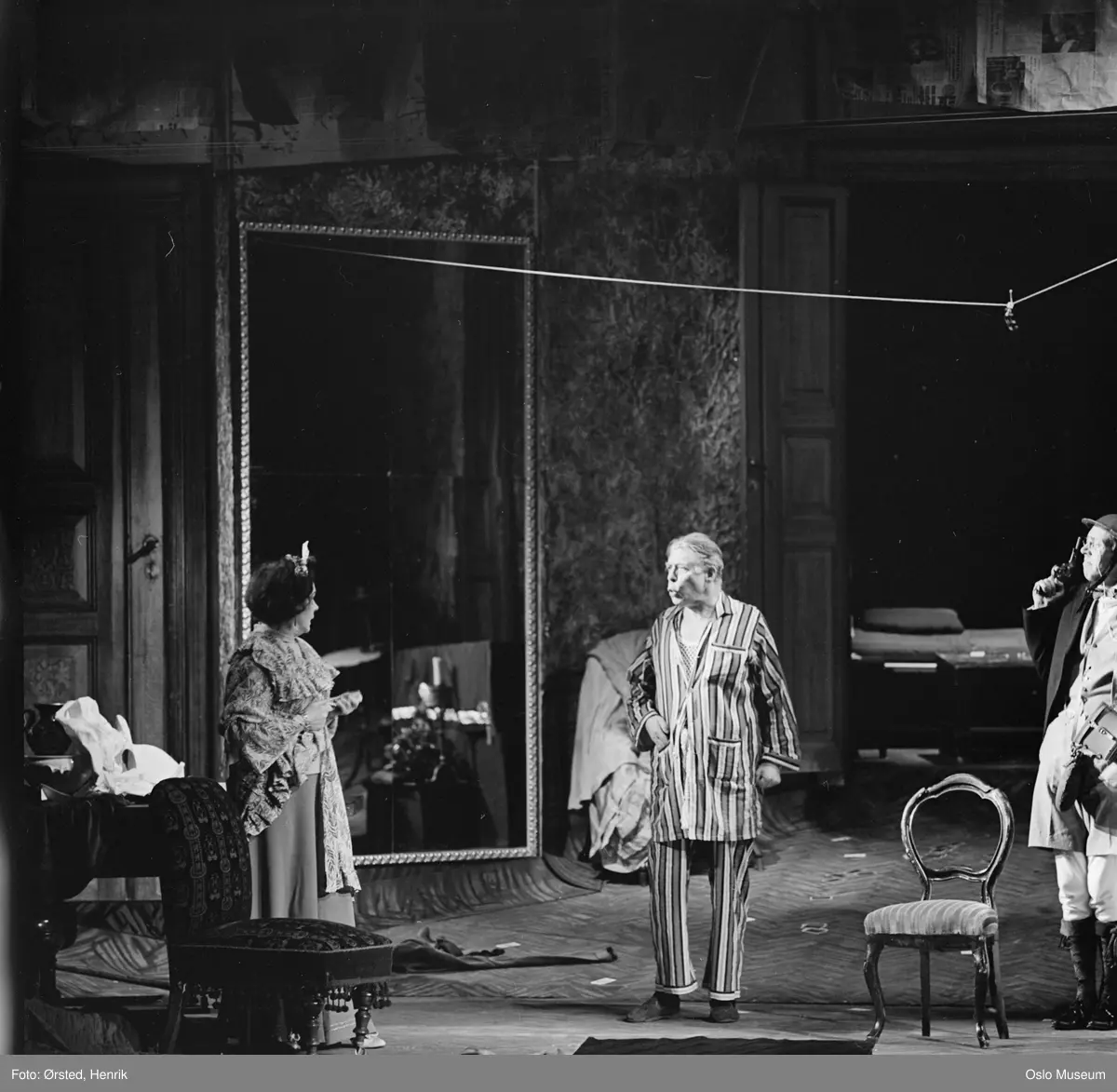 Det Norske Teatret, sceneprøve, forestilling Tango, skuespillere