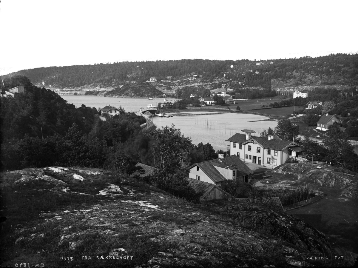 Utsyn over Ormsund og Nedre Bekkelaget fra Ormøya