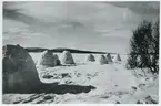 Igloos på Lousajärvi, Kiruna 1940-tal.