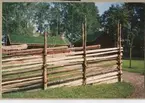 Ny gärdesgård hägnades 1987 tillhörande Ryttartorpet.