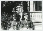 Två officerare 2.reg Malmen  omkr 1910