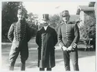 Tre officerare 2a reg Malmen