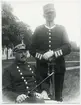 Sittande och stående officerare,Malmen omkr 1910
