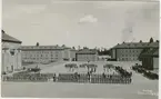 Kungl. Andra Livgrenadjärregementet vid fanparad 1925 (?)