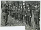 Kvinnor FN-utbildas för cyperntjänstgöring.
Första utb. 1979-80, I4.