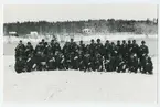Pluton ur Kinds kompani vinterövar vid Motala ström 1970tal.