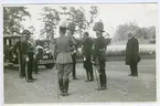 Fanöverlämningen 22/6-1933.
Kung Gustaf V Adolf på besök i.......?