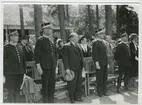 Högtid på Grenadjärvallen 1933-37.  Regementschef
Överste G Ahlström.