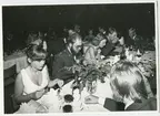 Kadettbal 1980.Hörsalen I 4. Honnörsbordet.