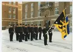 P4/FO 35:5s egna stolta exercisstyrka M/Ä grundad
av LT Breman 1996. Vapen och uniformer från P4 regementsmuseum.