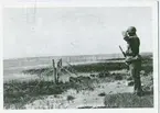 Gränsbevakning av vaktpost 1939-45.