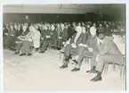 Veteranträffen 1982. Hörsalen I 4.
Andre från höger: Överste, Göran Håkansson.