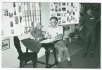 Brittiske generalmajoren Alsehursts regementsbesök 1983.