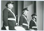 Tre trumslagare; Fr.v. Lundberg,KG Johansson